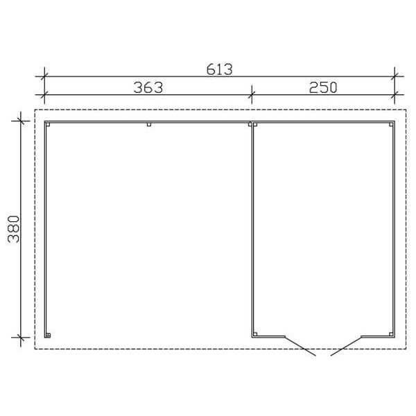 Tirslund havehus i ubehandlet p 9,5m2 + udhng