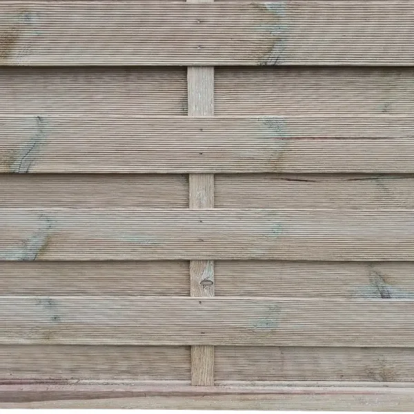 Lamelhegn model Toftlund inkl. træstolper og tilbehør