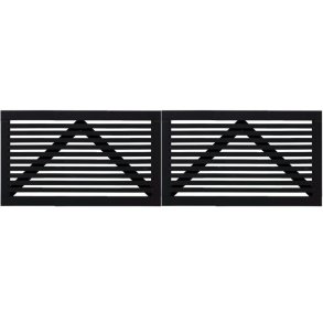 Tokyo dobbeltlge sort 300x90cm (BxH)