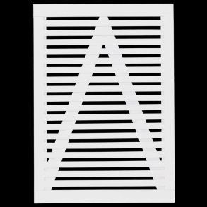 Tokyo enkeltlge i hvid 100x140cm (BxH)