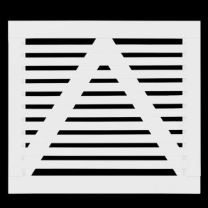 Tokyo enkeltlge i hvid 100x90cm (BxH)