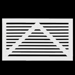 Tokyo bred enkeltlge hvid 150x90cm (BxH)