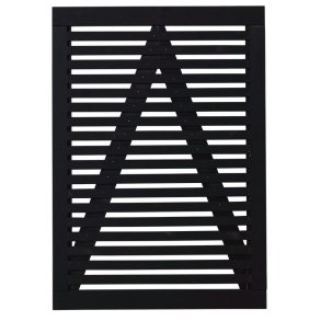 Tokyo enkeltlge sort 100x140cm (BxH)