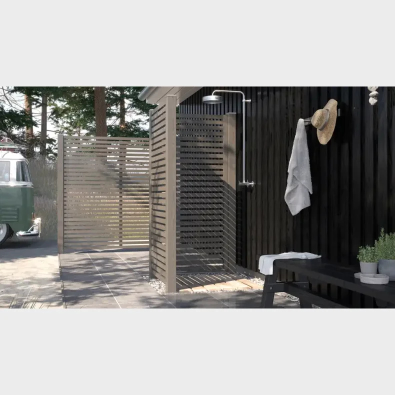 PLUS Tokyo terrassehegn med tr�stolper - Guldklasse