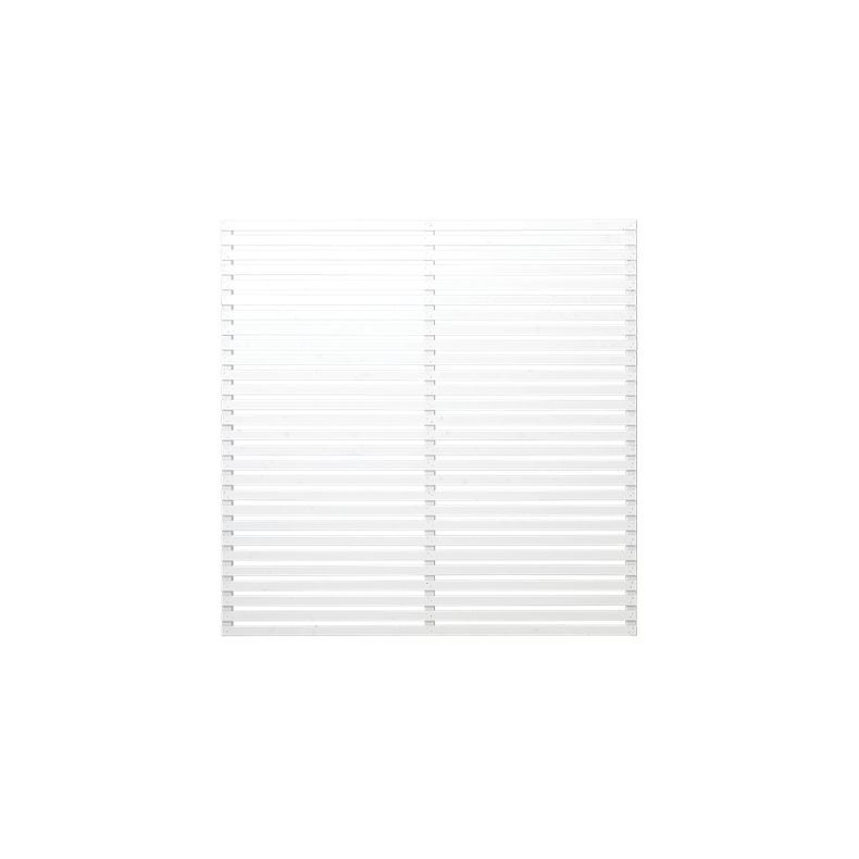 Tokyo jalousihegn grundmalet hvid 180x180cm (BxH)