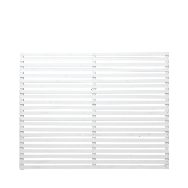 Tokyo jalousihegn grundmalet hvid 180x140cm (BxH)