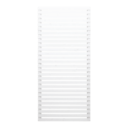 Tokyo jalousihegn grundmalet hvid 83x180cm (BxH)