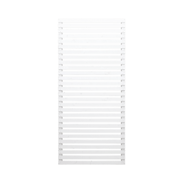 Tokyo jalousihegn grundmalet hvid 83x180cm (BxH)