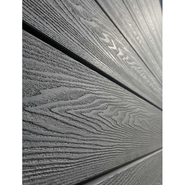 Nice dobbeltlge i gr med ls inkl. stolper 300x90cm (BxH)