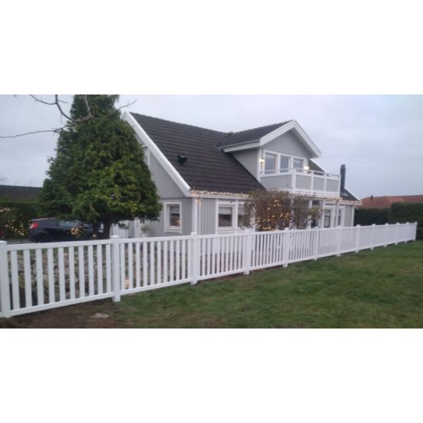 PVC Tremmehegn med brede stave i 180x100cm (BxH)