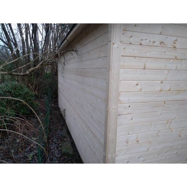 Tylstrup model 3 redskabsskur i ubehandlet p 14,6m2