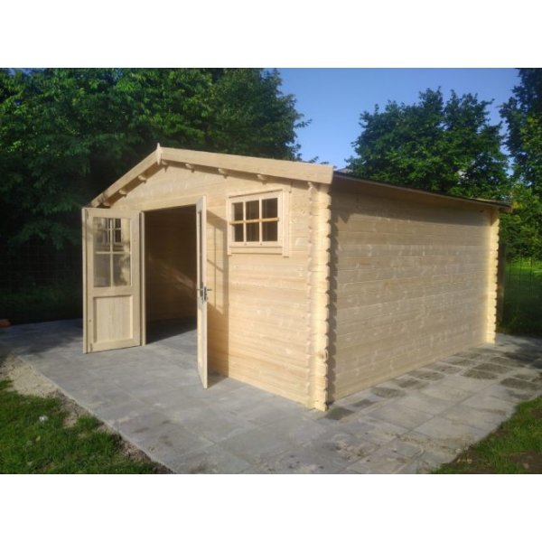 Ubby 380 redskabsskur NY / havehus i ubehandlet p 17,7m2