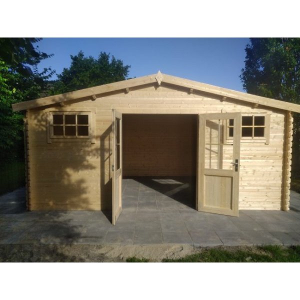 Ubby 380 redskabsskur NY / havehus i ubehandlet p 17,7m2