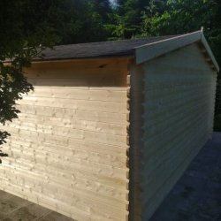 Ubby 380 redskabsskur NY / havehus i ubehandlet p 17,7m2