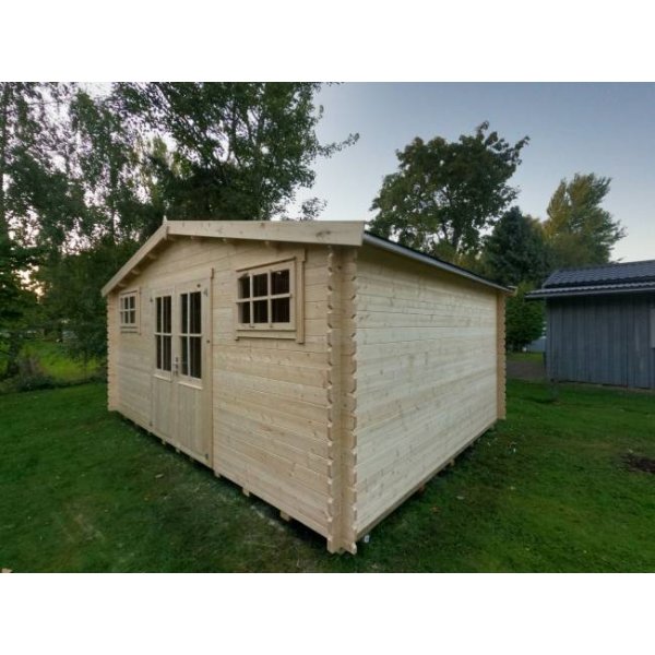 Ubby 380 redskabsskur NY / havehus i ubehandlet p 17,7m2