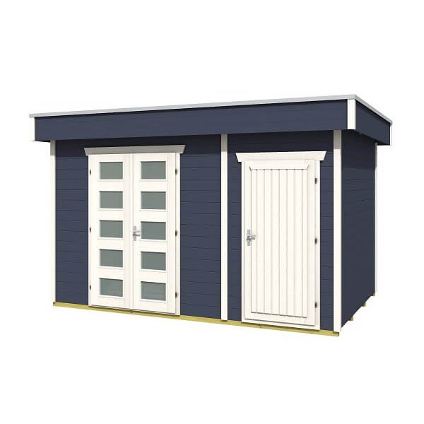 Vellerup redskabsskur model 2 i skifergr p 9,5m2