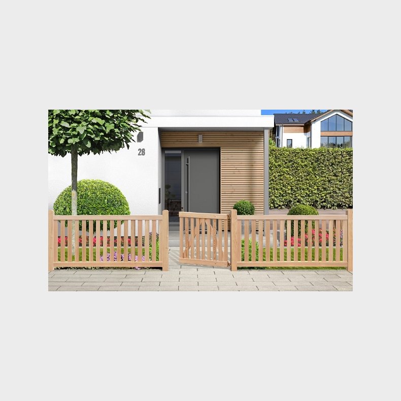 Verona forhavehegn 180x80cm i lrk 