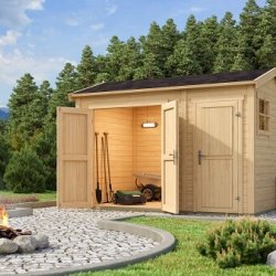 Vesterlund redskabsskur i ubehandlet p 7,27m2