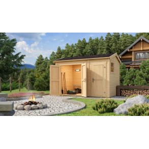Vesterlund redskabsskur i ubehandlet p 7,27m2