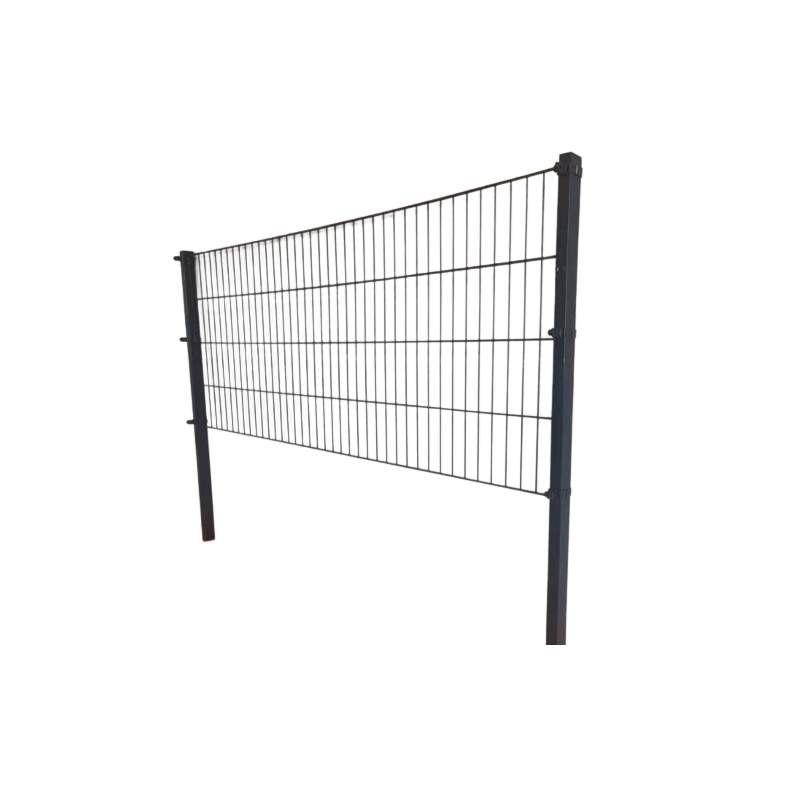 Viby 2D Panelhegn med metalstolper - Slvklasse