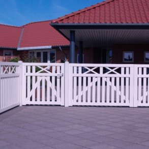 Vinesse hvid enkeltlge 100x98cm