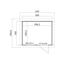 William legehus - et legehus med fladt tag p i alt 3,2m2
