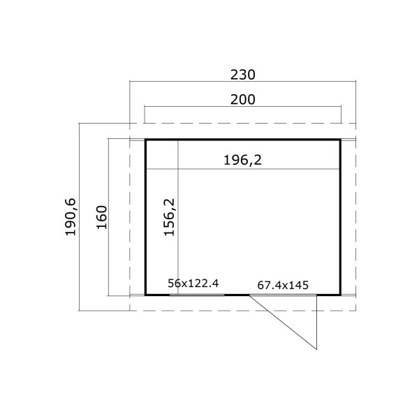 Guldklasse: William legehus - et legehus med fladt tag p i alt 3,2m2