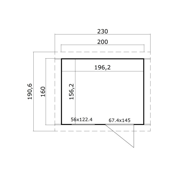 William legehus - et legehus med fladt tag p i alt 3,2m2