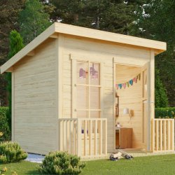 William legehus - et legehus med fladt tag p i alt 3,2m2