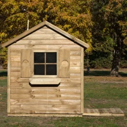 Wilma legehus i tr  et lille hus med stor legevrdi