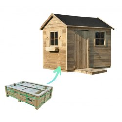 Wilma legehus i tr  et lille hus med stor legevrdi