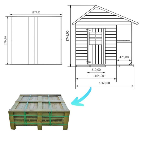 Zacharias trlegehus med kbmandsdisk: Slvklasse